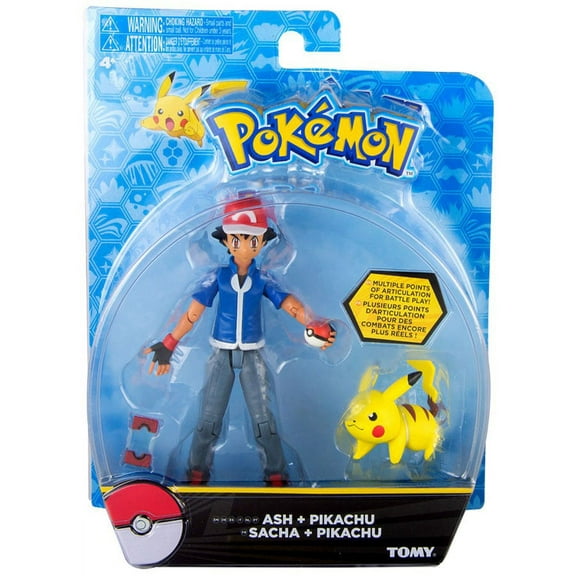 Pokemon Ash & Pikachu Action Figure [Battle Pose Pikachu]