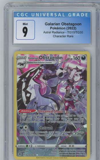 Pokemon Astral Radiance Galarian Obstagoon Graded Togo | Ubuy