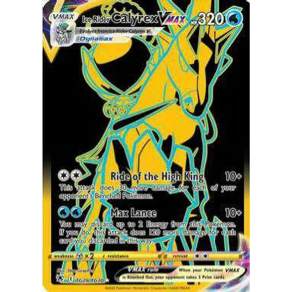 Pokemon Astral Radiance Ice Rider Calyrex VMAX (Secret) TG29