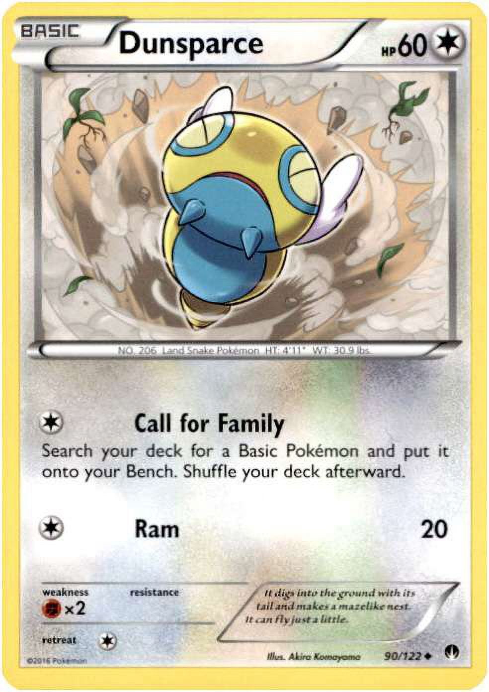 dunsparce pokemon card Dunsparce - 156/193 - Paldea Evolved main image 1