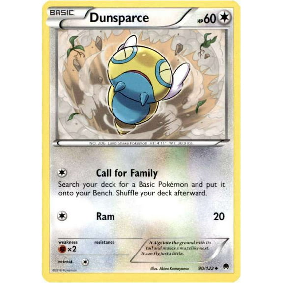 Pokemon BREAKpoint Dunsparce #90