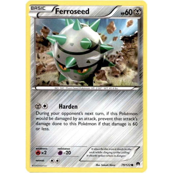 Pokemon BREAKpoint Ferroseed #79