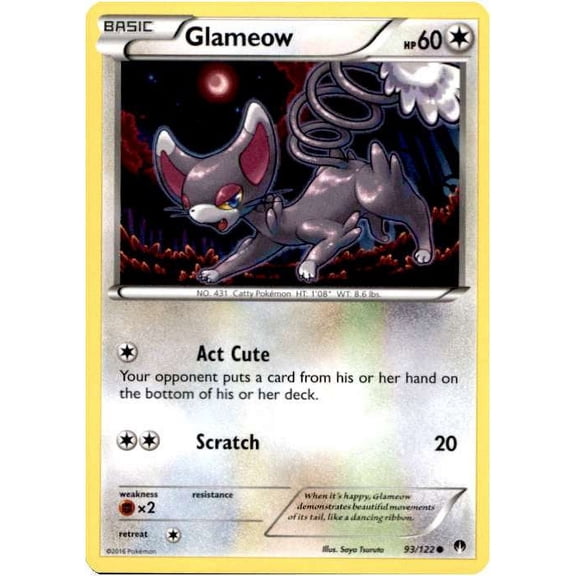 Pokemon BREAKpoint Glameow #93