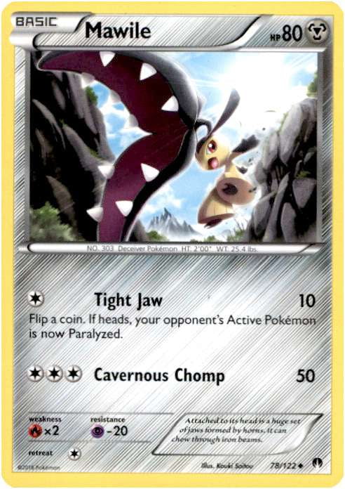 mawile pokemon cards Mawile V Ultra Rare Silver Tempest 070/195, NM Pokemon Card main image 1