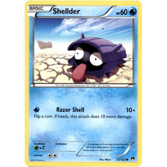 Pokemon BREAKpoint Shellder #22