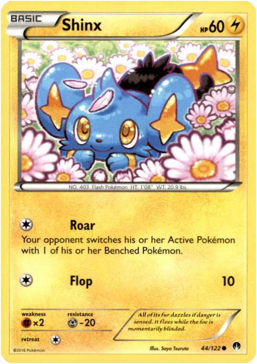 pokemon cards breakpoint TCG XY - Booster Box reveal it Pokemon BREAKpoint Shinx #44