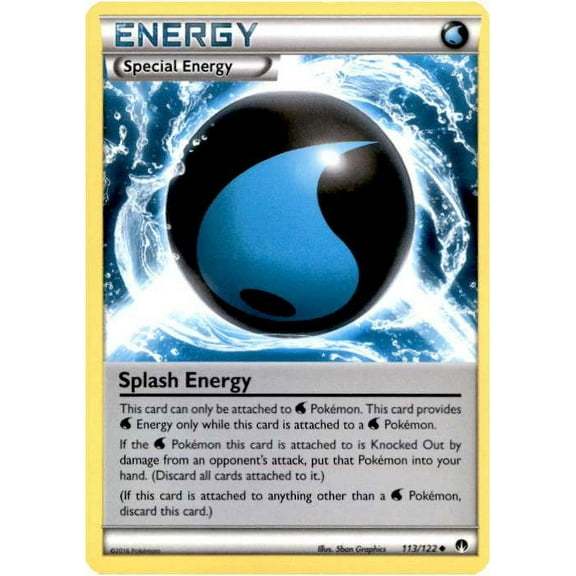 Pokemon BREAKpoint Splash Energy #113