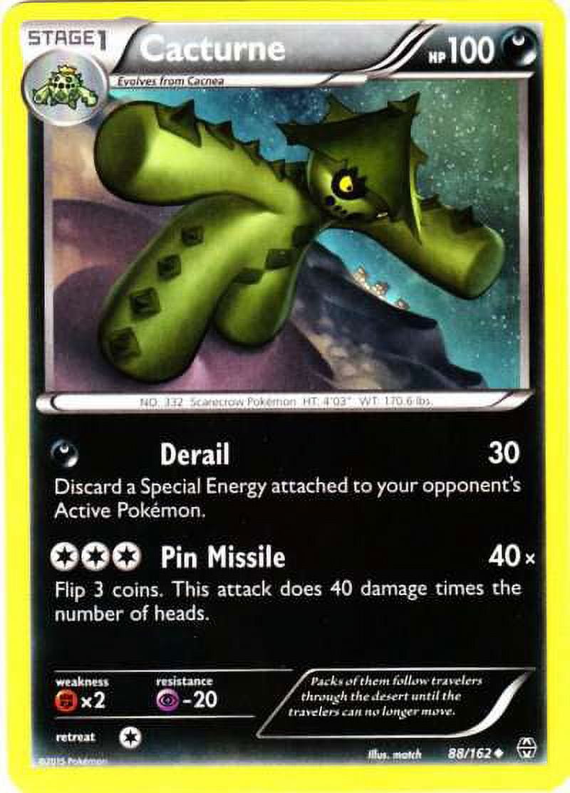Pokemon BREAKthrough Cacturne #88 - Walmart.com