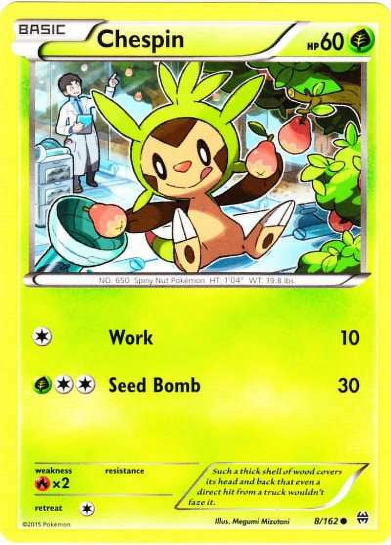 pokemon cards breakthrough Bronzor #95/162 An amazing discovery Pokemon BREAKthrough Chespin #8