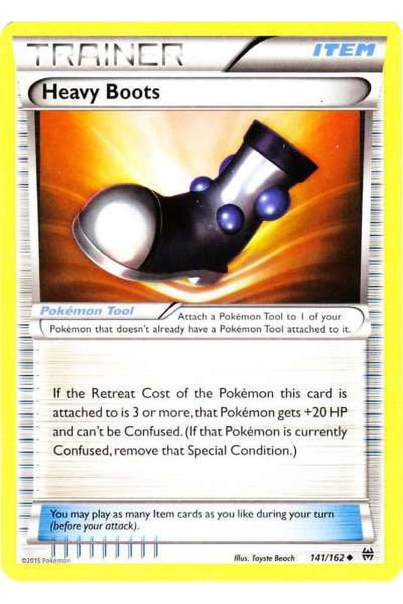 Pokemon BREAKthrough Heavy Boots #141