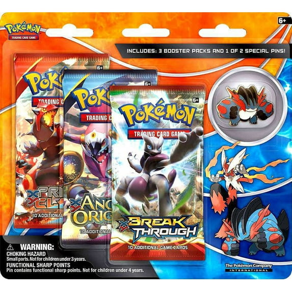 Pokemon BREAKthrough Mega Swampert Pin Pack