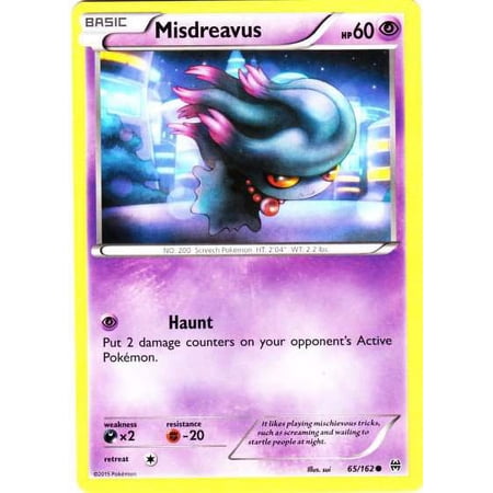 Pokemon BREAKthrough Misdreavus #65