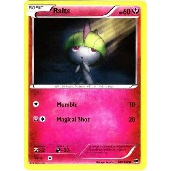 Pokemon BREAKthrough Ralts #100