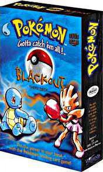ポケモンカードゲーム BLACKOUT テーマデッキ Pokemon Base Set Blackout Theme Deck - Walmart.com