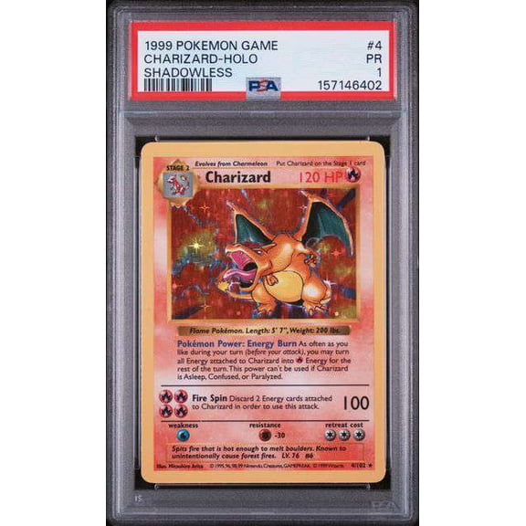 Pokemon Base Set Common Charizard #4