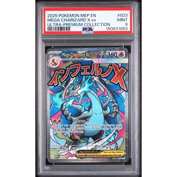Pokemon Base Set Common Mega Charizard X MEP023