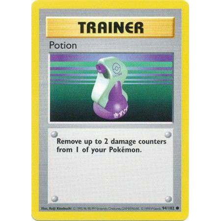 Pokemon Base Set Common Potion #94 (Shadowless)