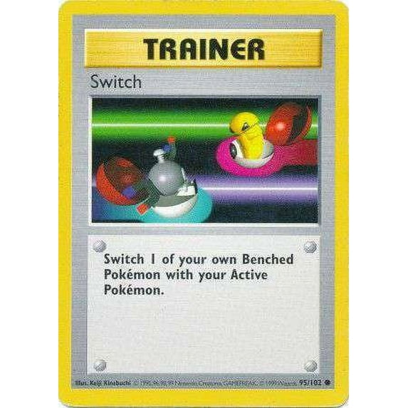 Pokemon Base Set Common Switch #95 (Shadowless)