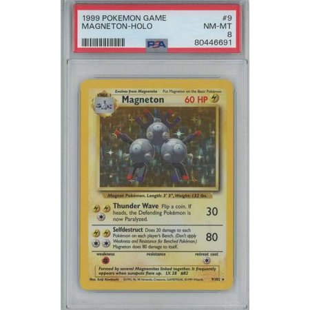 Pokemon Base Set Magneton Graded Card (Shadowed)