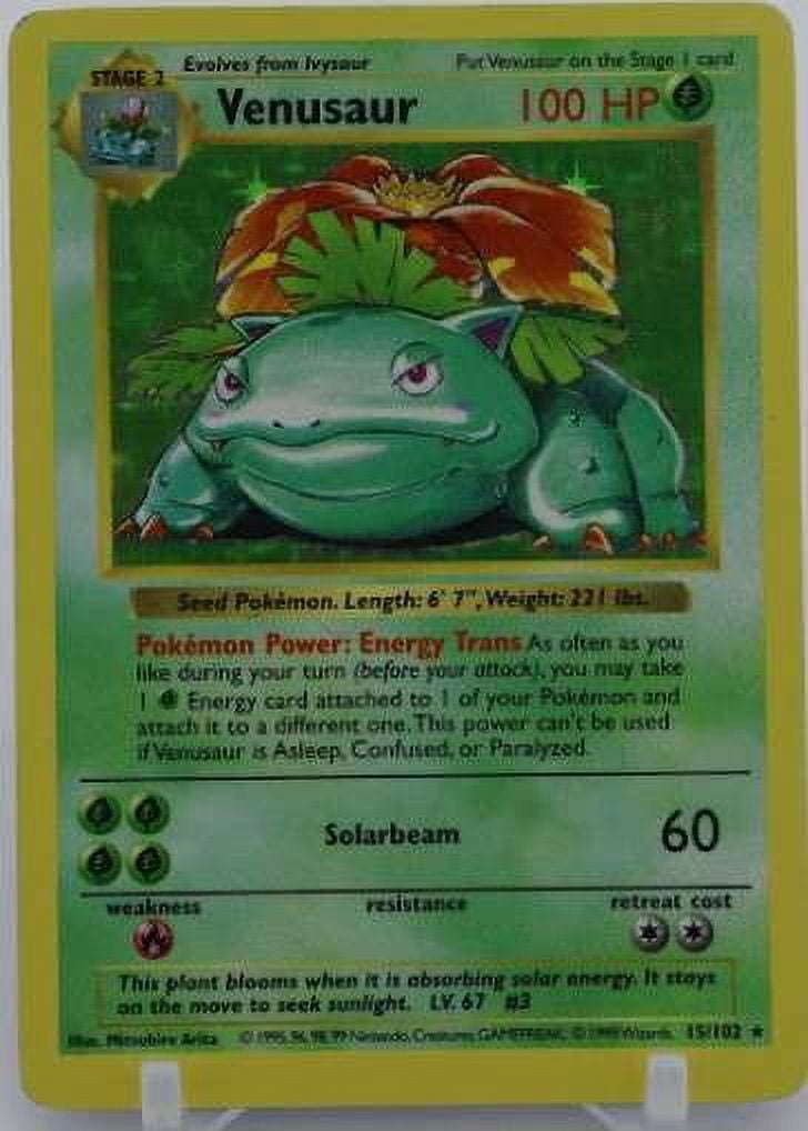 Pokemon Base Set Venusaur #15 Heavily Played Finland | Ubuy