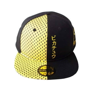 Amazon.com: Bioworld Pokemon Pikachu Youth Black Snapback
