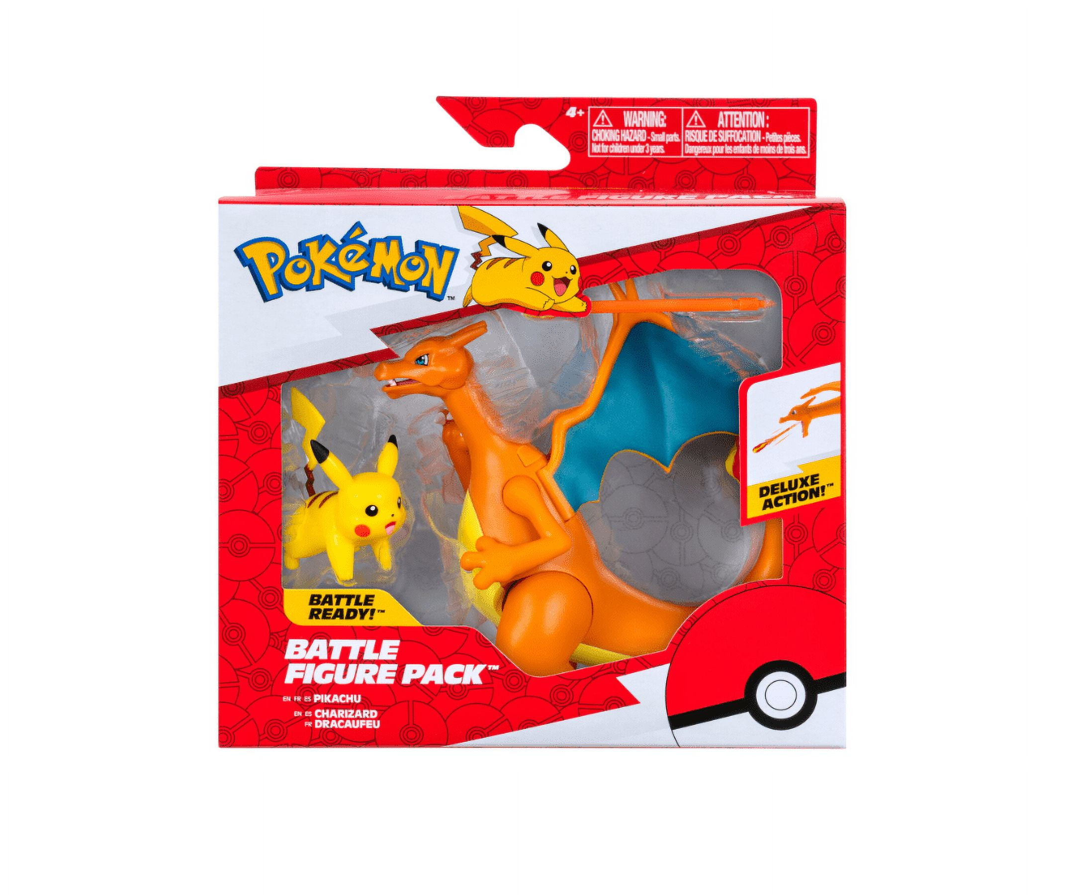 Jazwares Pokemon Charizard Deluxe Feature 2-in Action Figure with