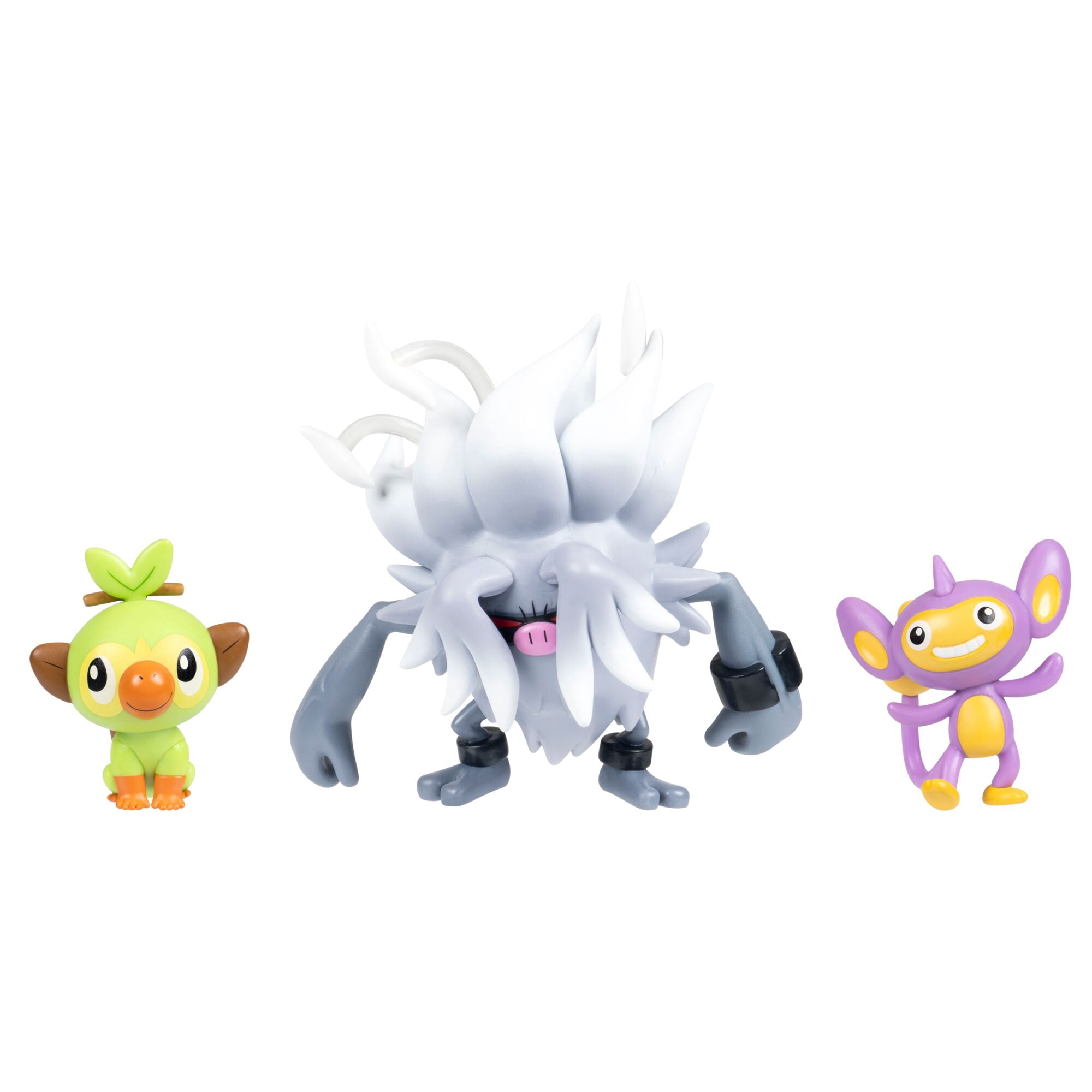 Pokemon Battle Figure 3 Pack - Features 2-Inch Grookey and Aipom and 3-Inch Anihilape Battle Figures