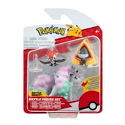 Pokemon Battle Figure 3 Pack - Features 2-inch Snorunt and Pikipek and 3-inch Galarian Ponyta Battle Figures