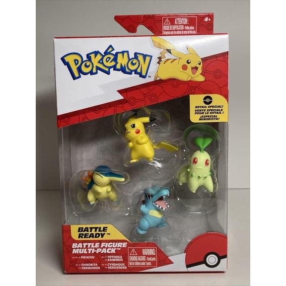 Pokemon Battle Figure 4 pack of 2" Figures