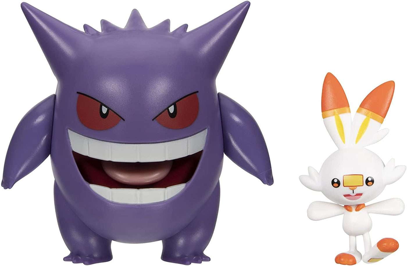 Pokemon Battle Figure Gengar & Scorbunny Mini Figure 2-Pack