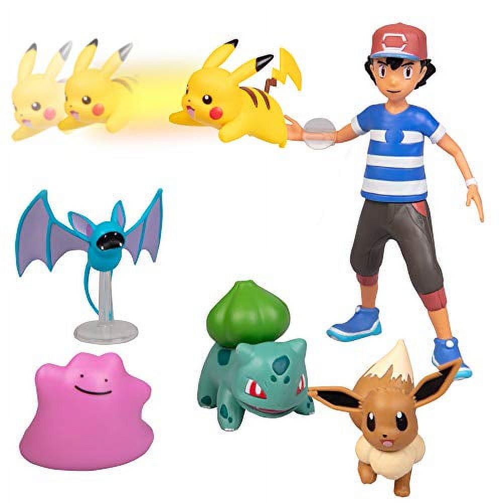 Jazwares Pokemon First Partner Fuecoco and Pikachu Battle Figure Set 2-Pack