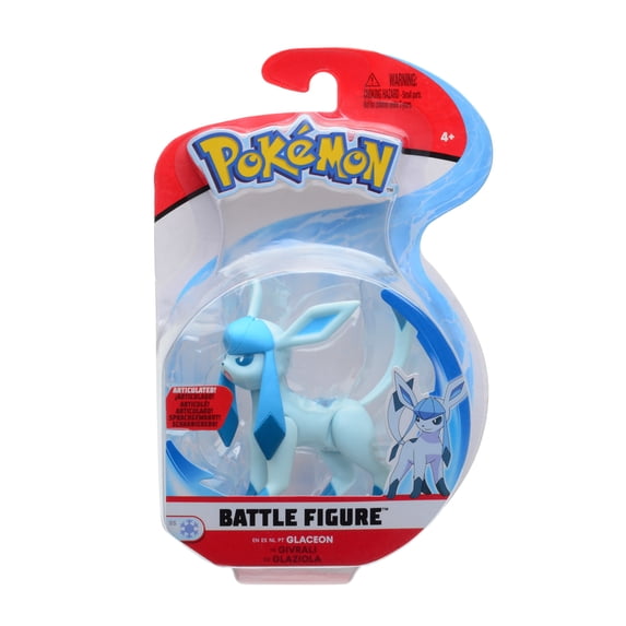 Pokemon Glaceon Battle Figure - 3 inch Articulated - Authentic Details