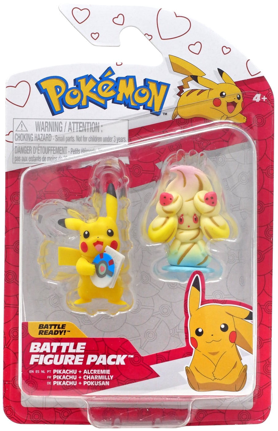 Pokemon Battle Figure Pikachu & Alcremie Mini Figure 2-Pack