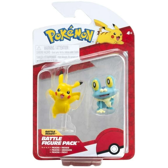 Pokemon Battle Figure Pikachu & Froakie Mini Figure 2-Pack