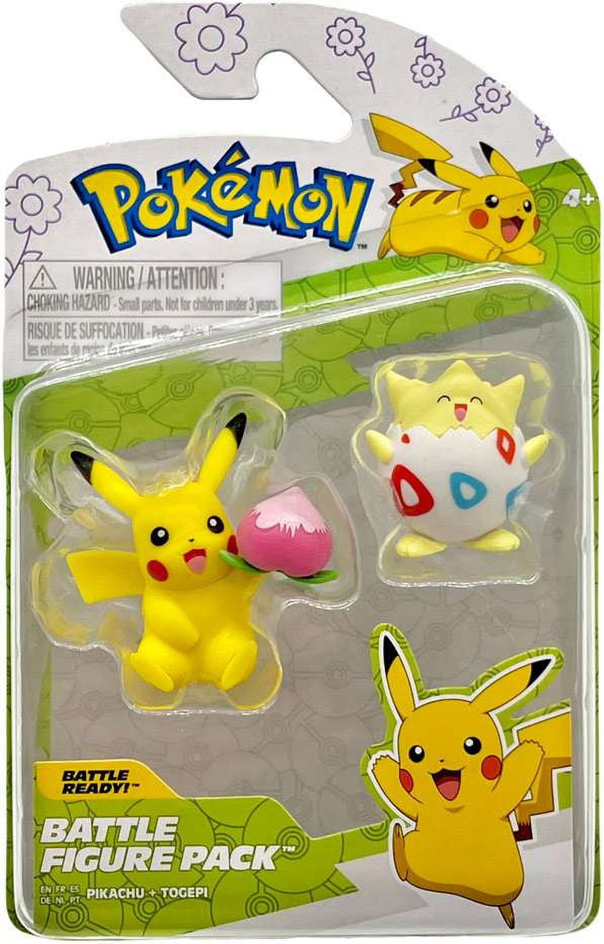 Jazwares Pokemon Battle Figure Pikachu & Togepi Mini 2-Pack