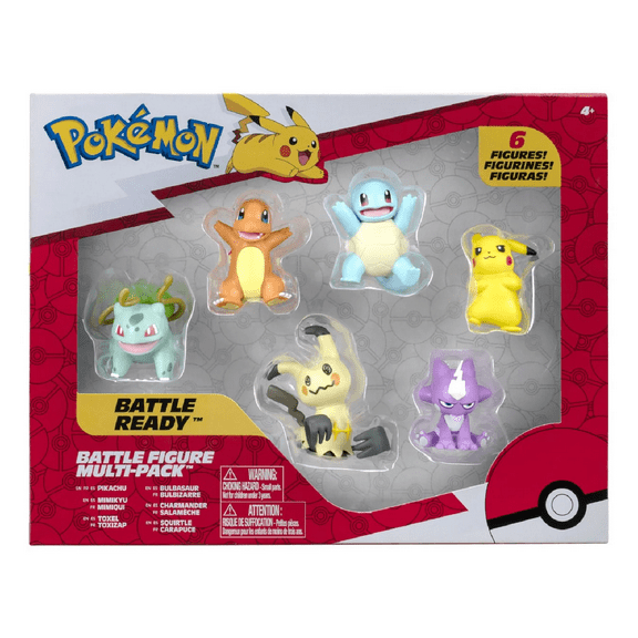 Pokemon Battle Figures Multipack (6 Pack)