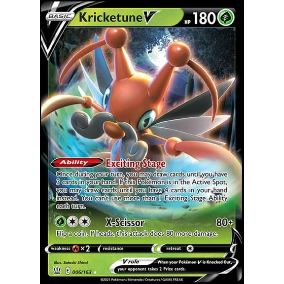 Pokemon Battle Styles Kricketune V #6