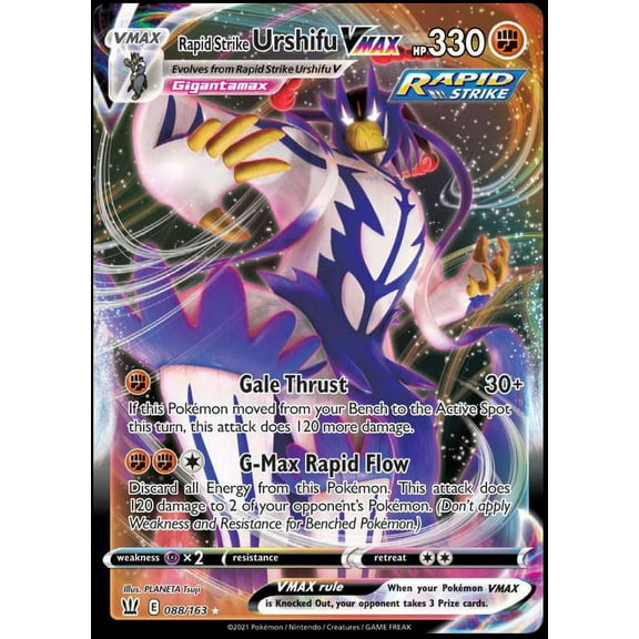 Pokemon Battle Styles Rapid Strike Urshifu VMAX #88