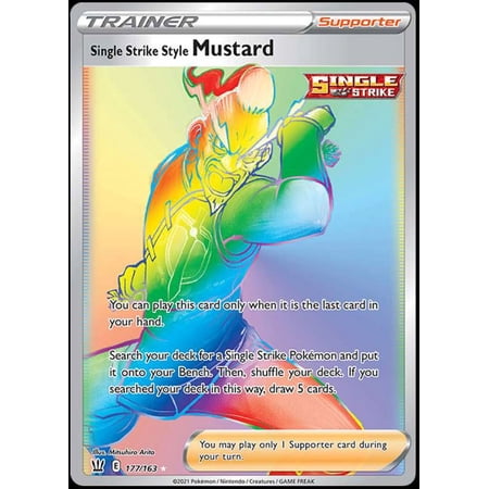 Pokemon Battle Styles Single Strike Style Mustard #177