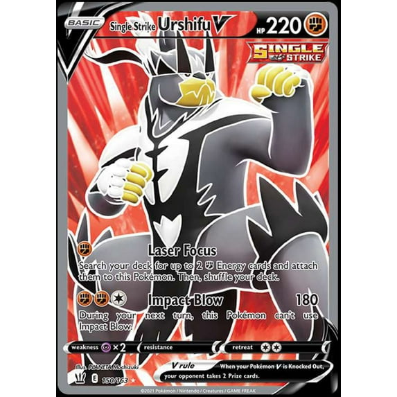 Pokemon Battle Styles Single Strike Urshifu V #150
