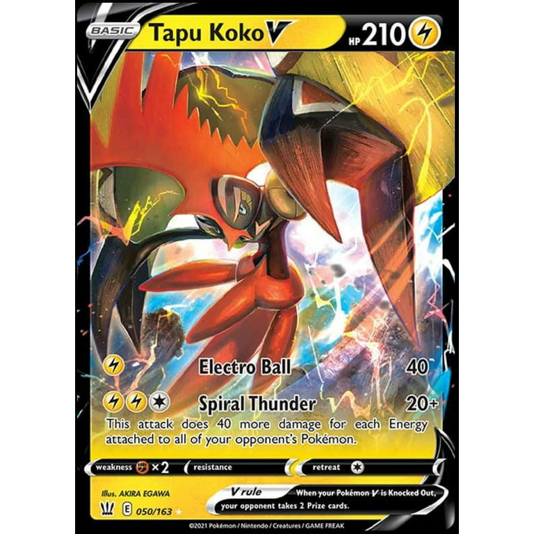 Pokemon Battle Styles Tapu Koko V #50 