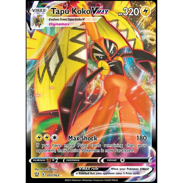 Verified Tapu Koko Vmax - Battle Styles by Pokemon Cards