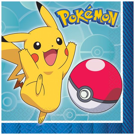 Pokemon Beverage Napkins, 16ct