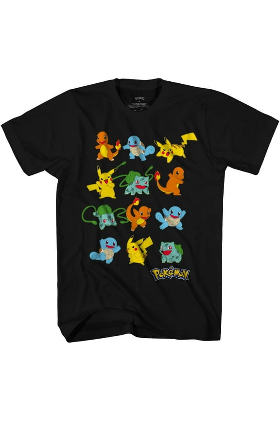 Pokemon Big Boys' Pikachu Starter Pack T-Shirt, Sizes 8-16