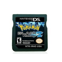 Pokemon Black 2 Version for Nintendo DS NDS 3DS US Game Card