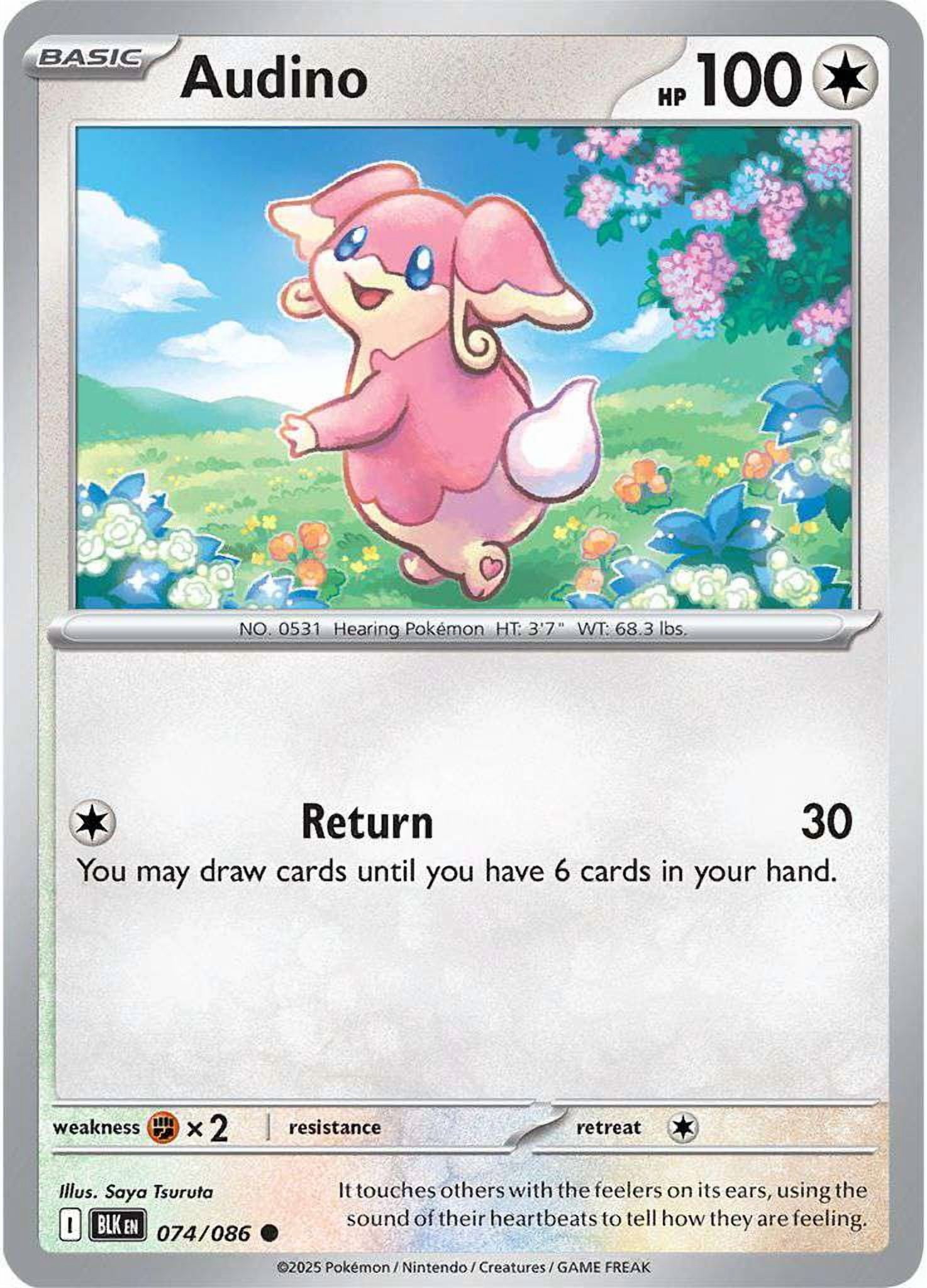 audino pokemon card Colourless. Pokemon Card - B&W: Legendary