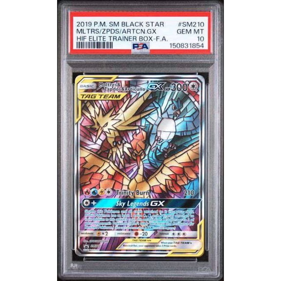 Pokemon Black Star Promo Ultra Rare Moltres & Zapdos & Articuno SM210