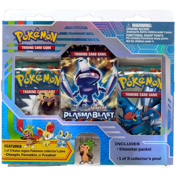 Pokemon Black & White Boundaries Crossed Chespin Pin Pack