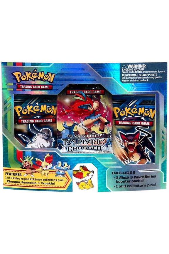 Pokemon Black & White Boundaries Crossed Fennekin Pin Pack