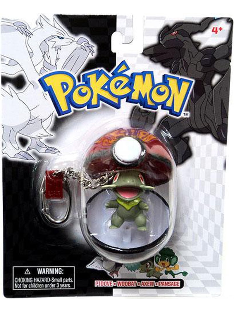 Pokemon Black & White Series 24 Axew Keychain - Walmart.com